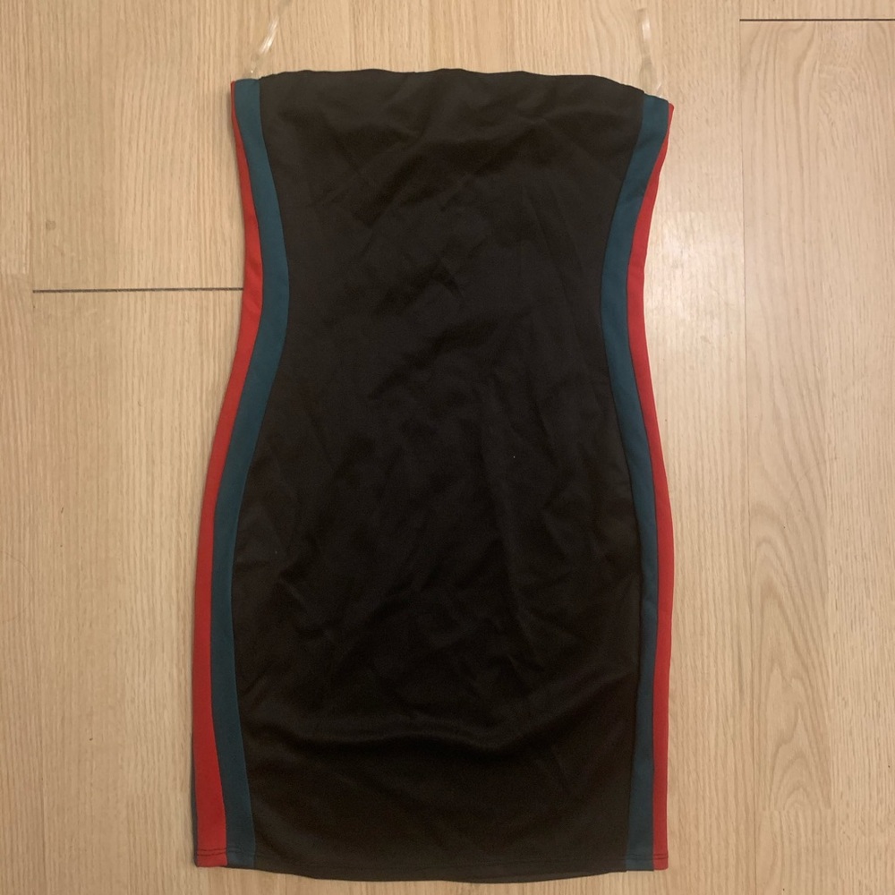 Black mini dress